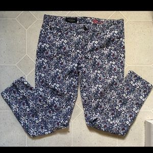 J. Crew floral tooth pick pant.